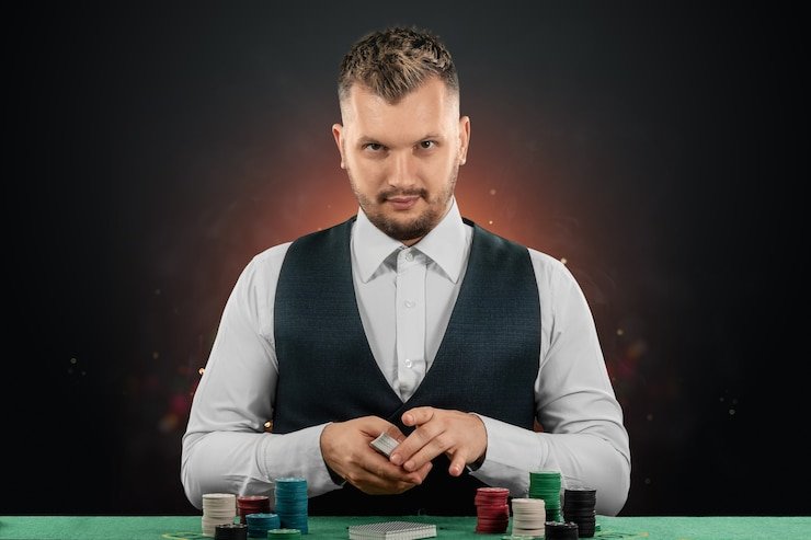 Live blackjack table on mayora mobile app showing dealer and betting interface